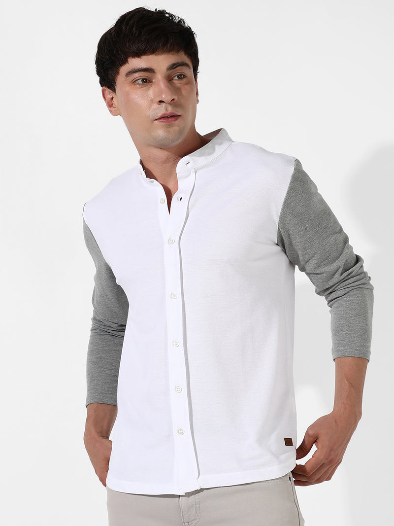 Colourblocked Shirt