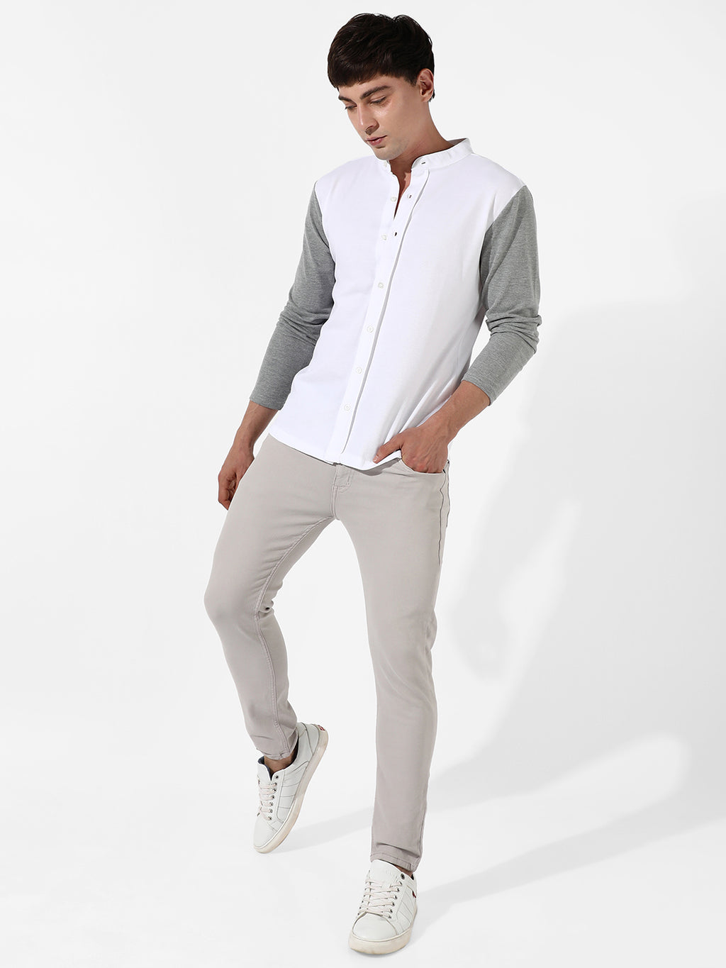 Colourblocked Shirt