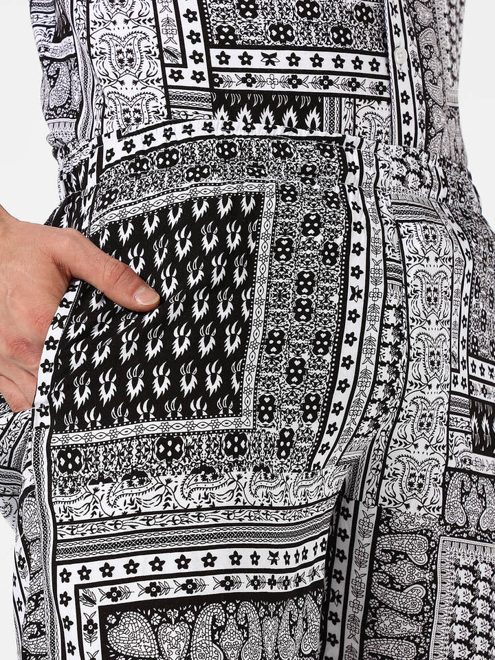 Bohemian Print Casual Co-Ord Set