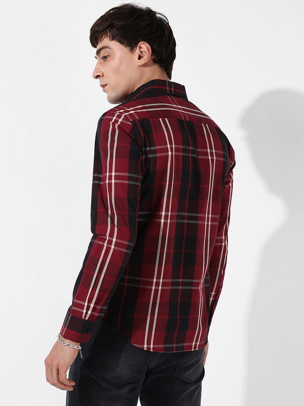 Cotton Plaid Shirt