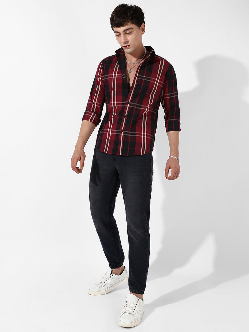 Cotton Plaid Shirt
