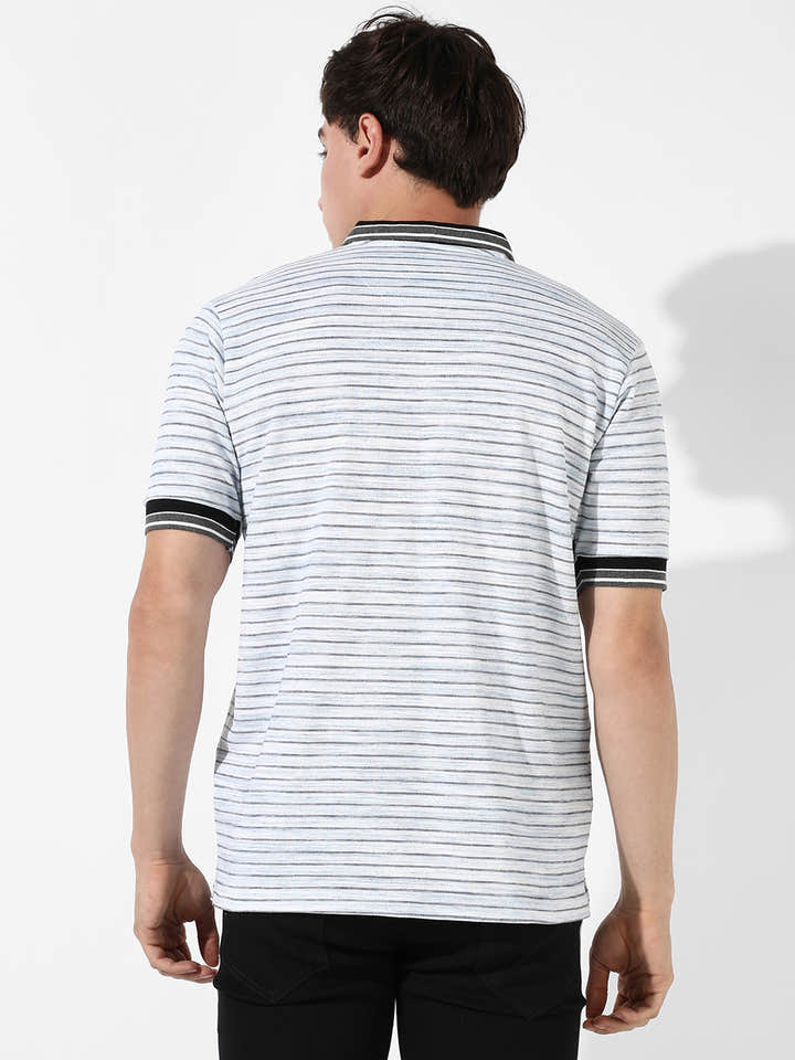 Striped Polo T-Shirt