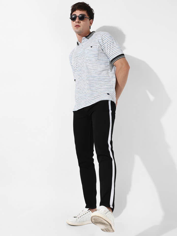 Striped Polo T-Shirt