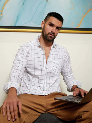Graph Check Shirt