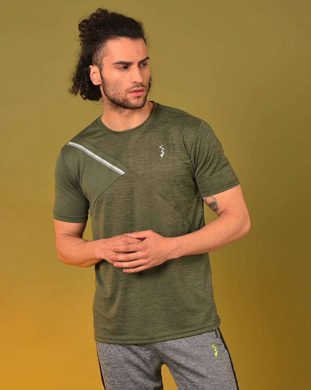 Pack Of 3 Slim Fit Active T-Shirts