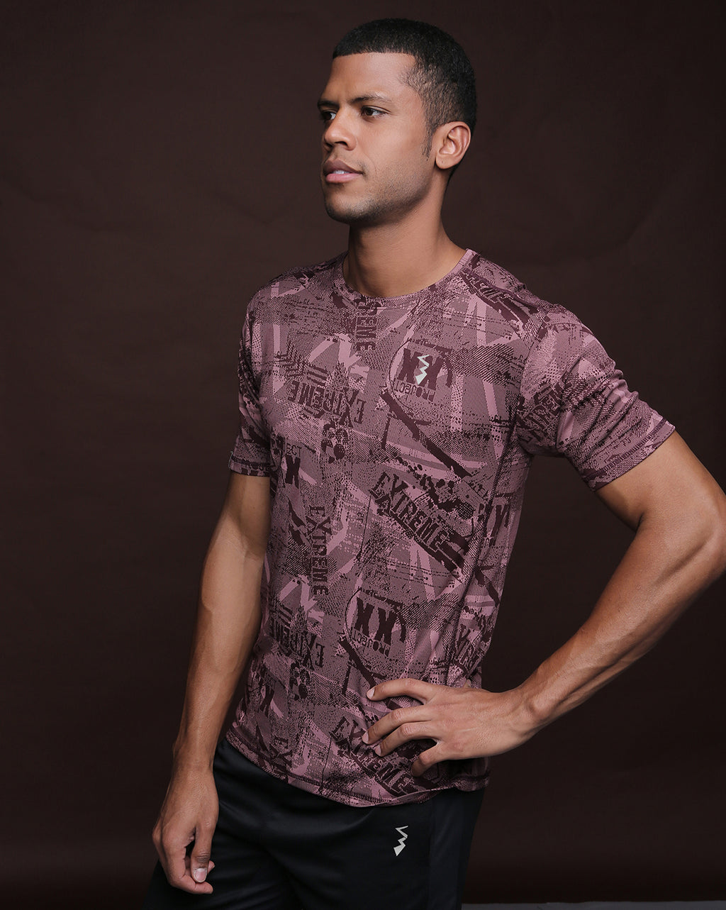 Pack Of 5 Slim Fit Active T-Shirts