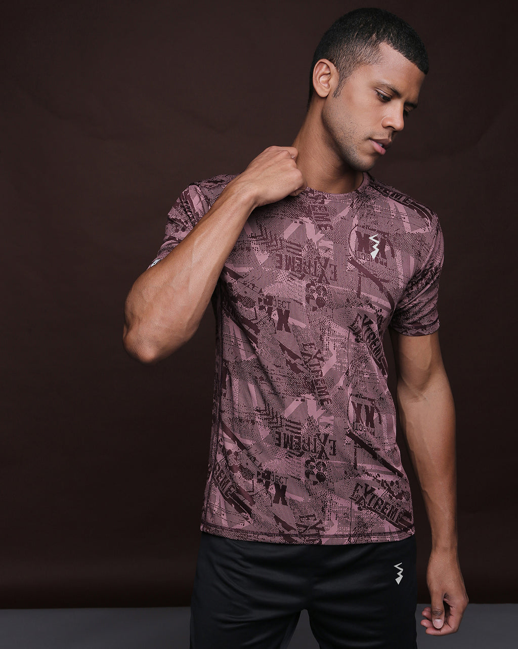 Pack Of 5 Slim Fit Active T-Shirts