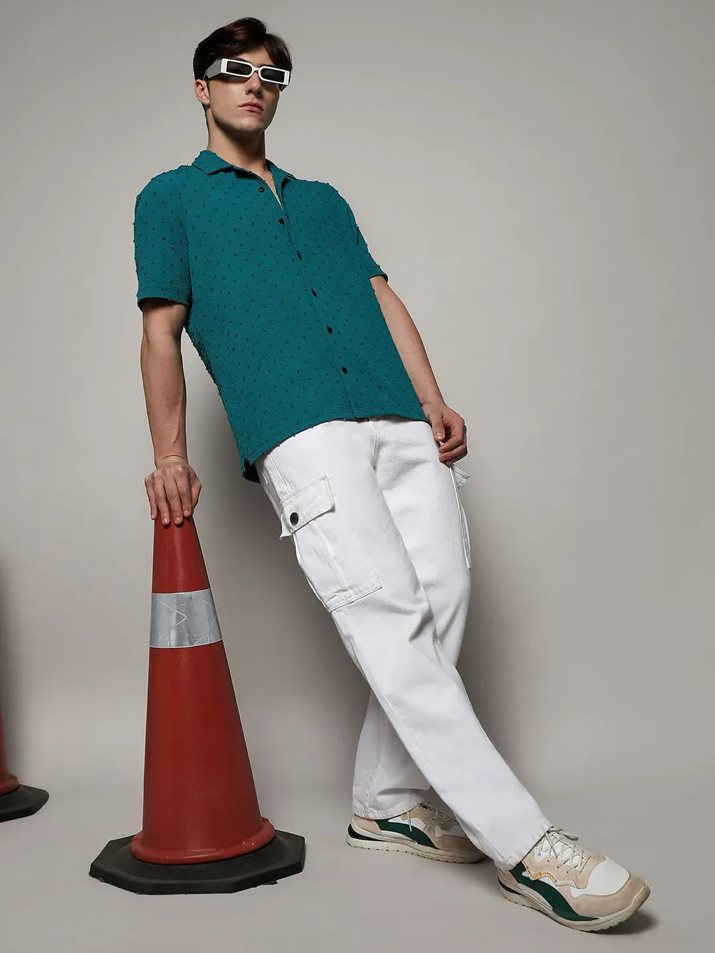 Self-Design Pom-Pom Shirt
