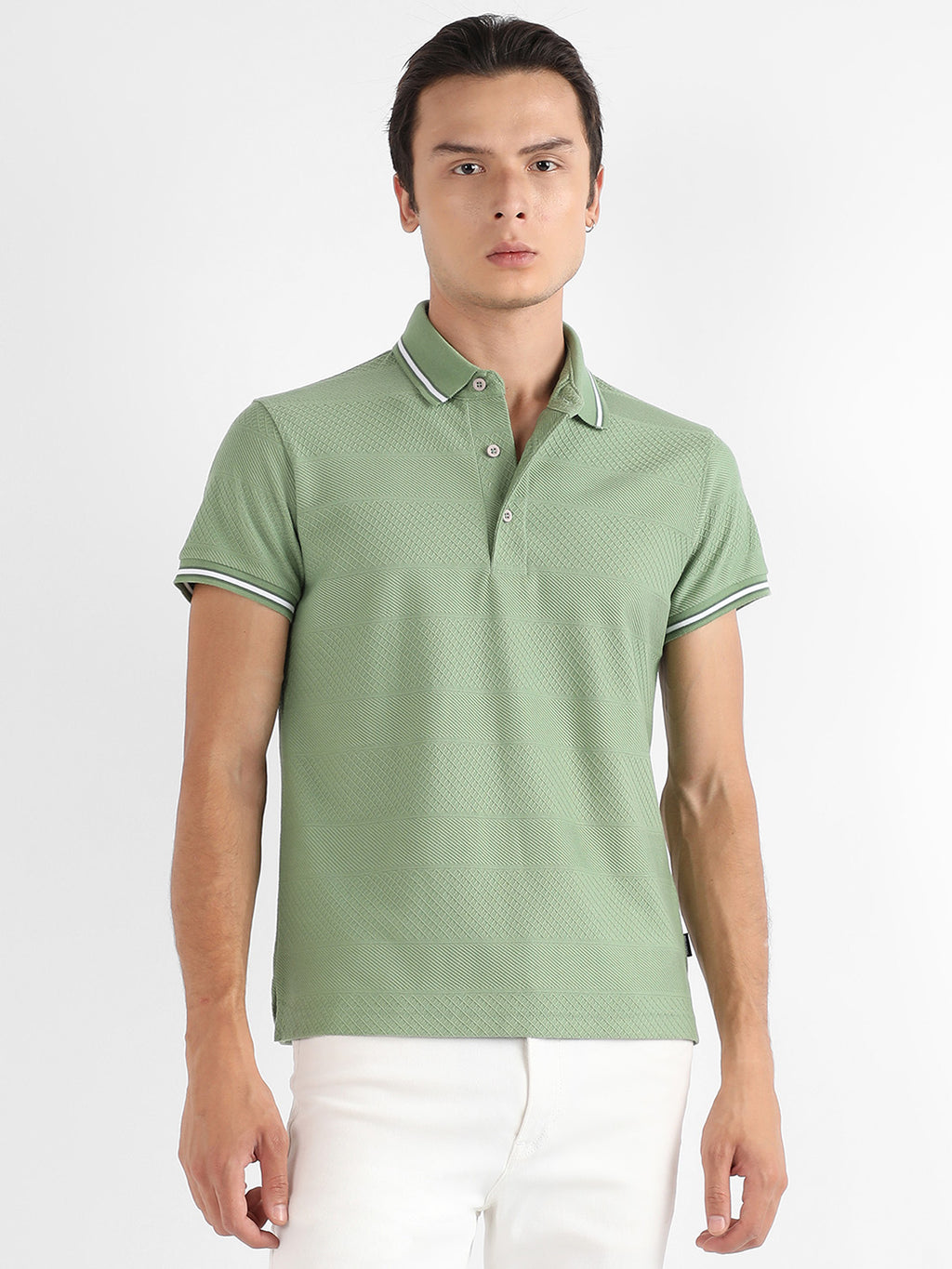 Self-Design Horizontal Striped T-Shirt