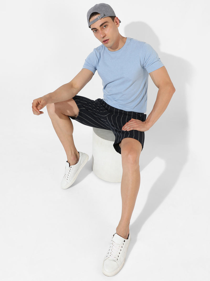 Halo Striped Shorts