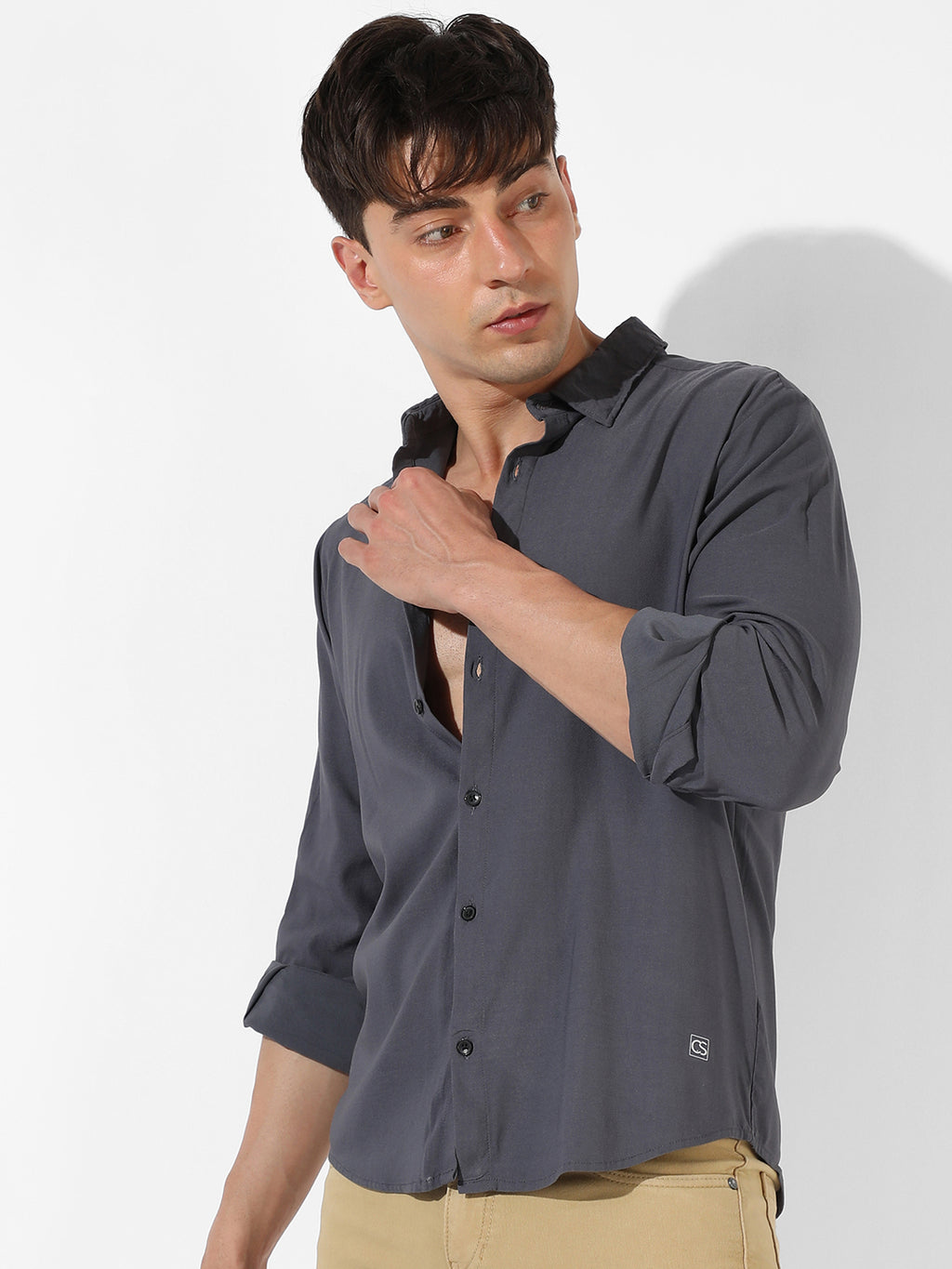 Solid Casual Shirt