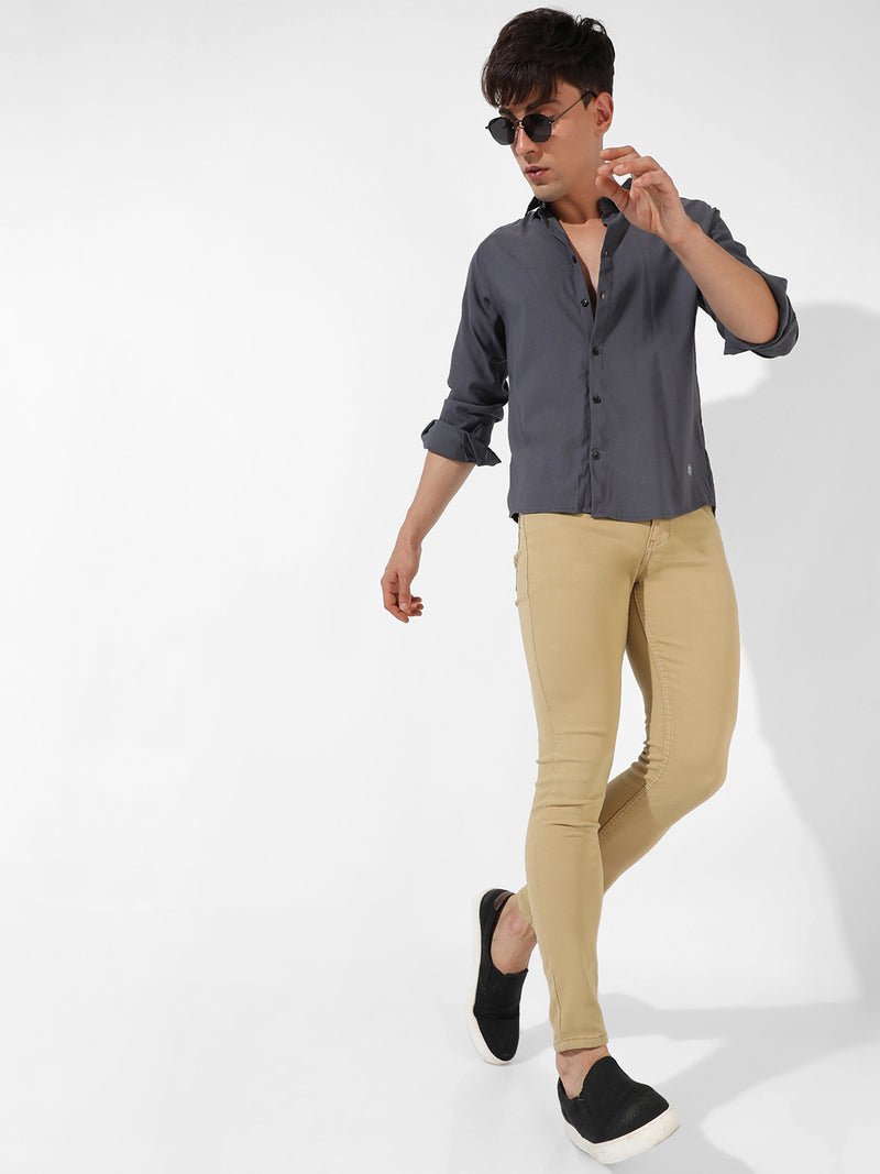 Solid Casual Shirt