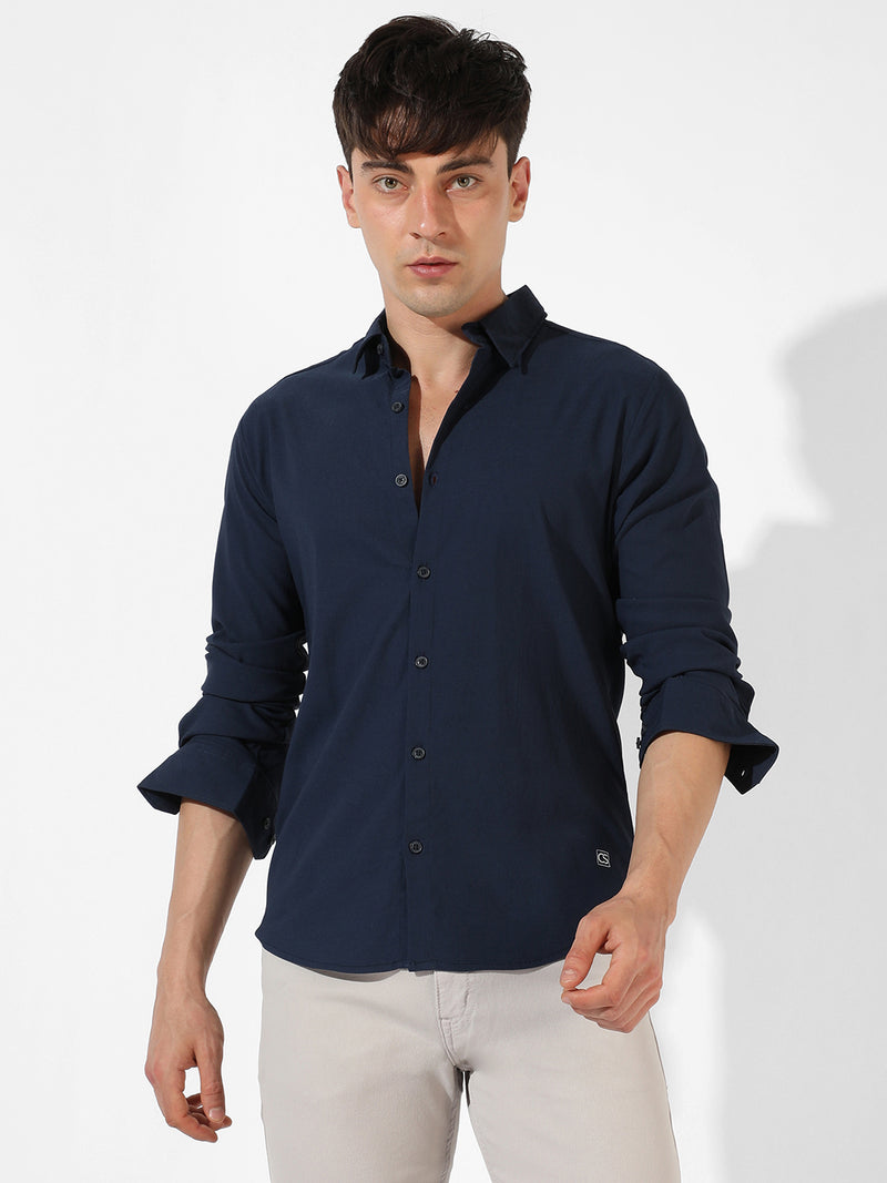 Solid Casual Shirt