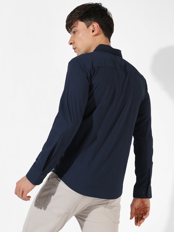 Solid Casual Shirt