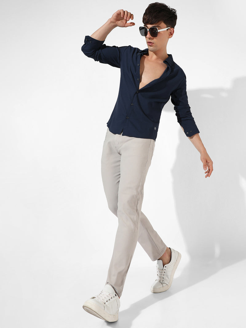 Solid Casual Shirt