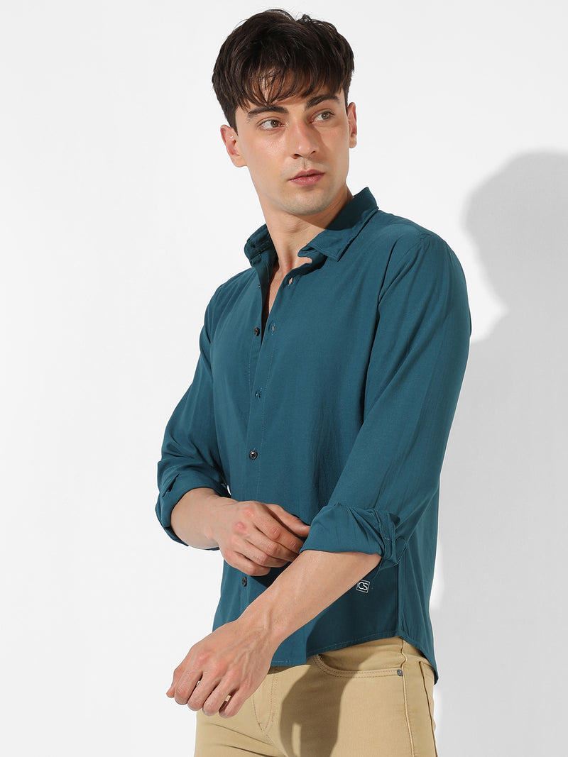 Solid Casual Shirt