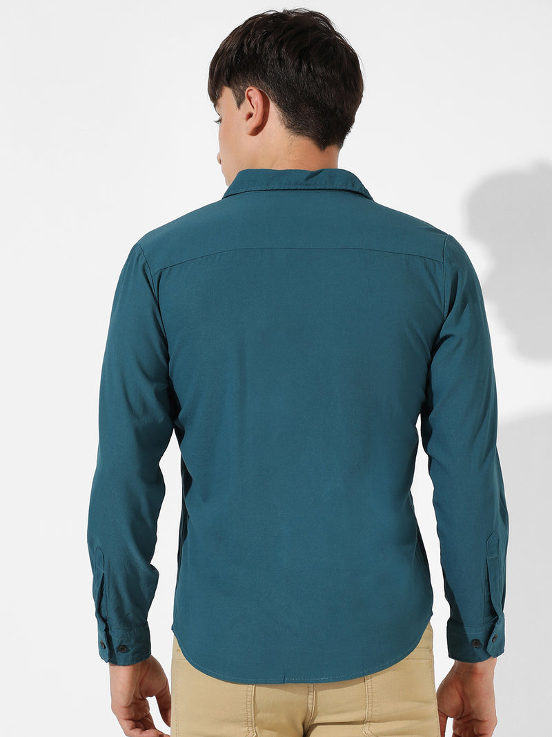 Solid Casual Shirt