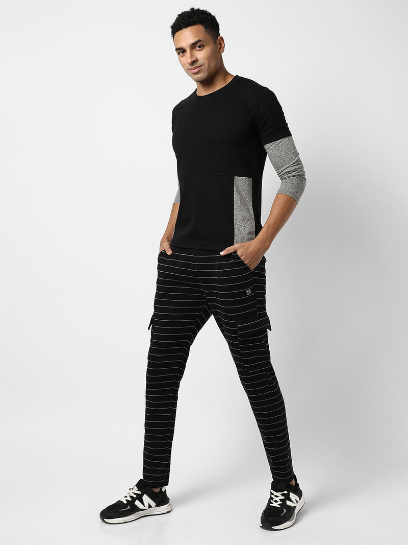 Striped Joggers