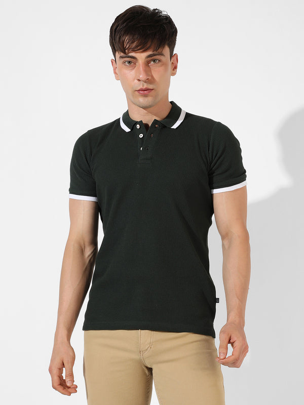Solid Casual T-Shirt