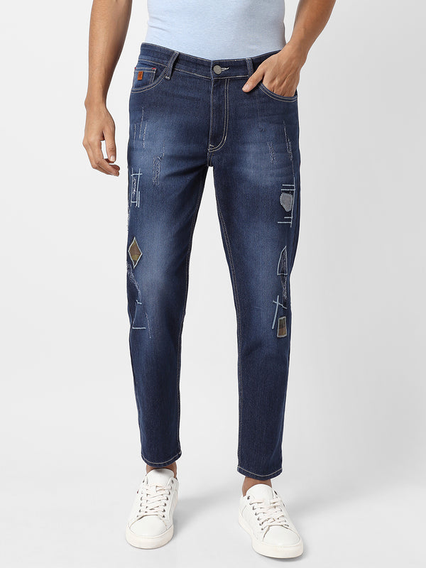 Embroidered Denim Jeans