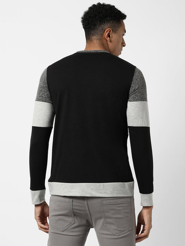 Heathered Horizontal Striped T-Shirt
