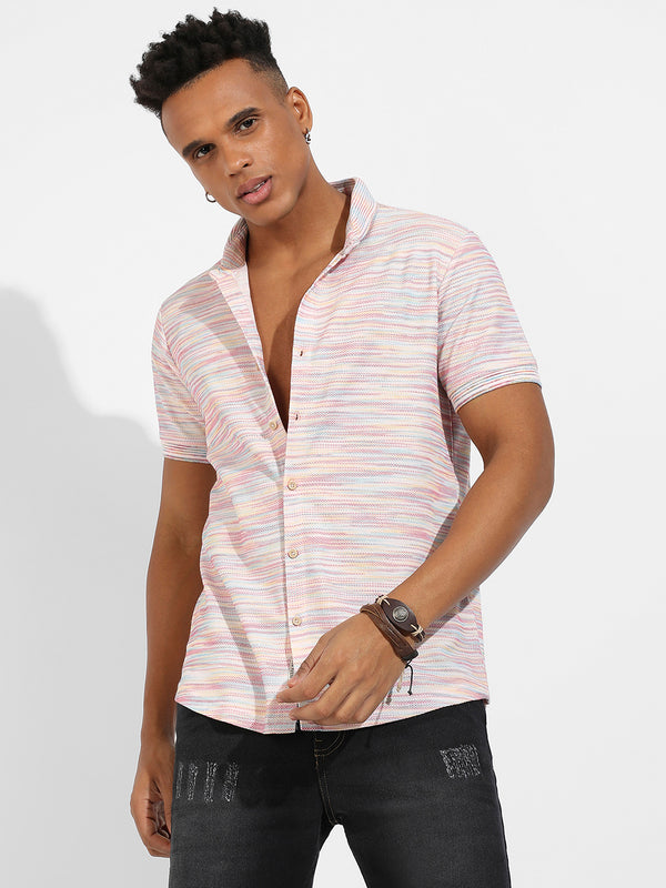 Honeycomb Knit Shirt