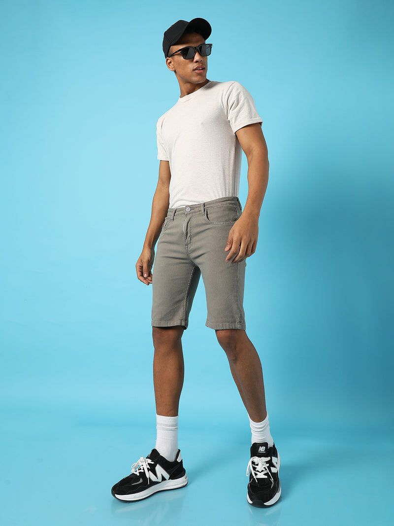 Chino Denim Shorts