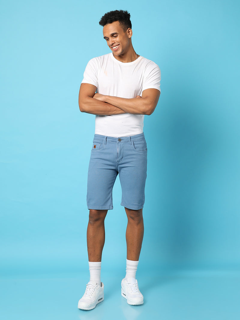 Chino Denim Shorts