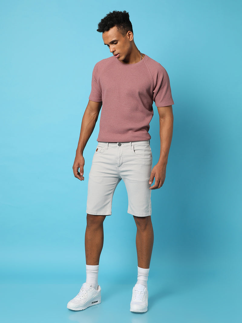 Chino Denim Shorts