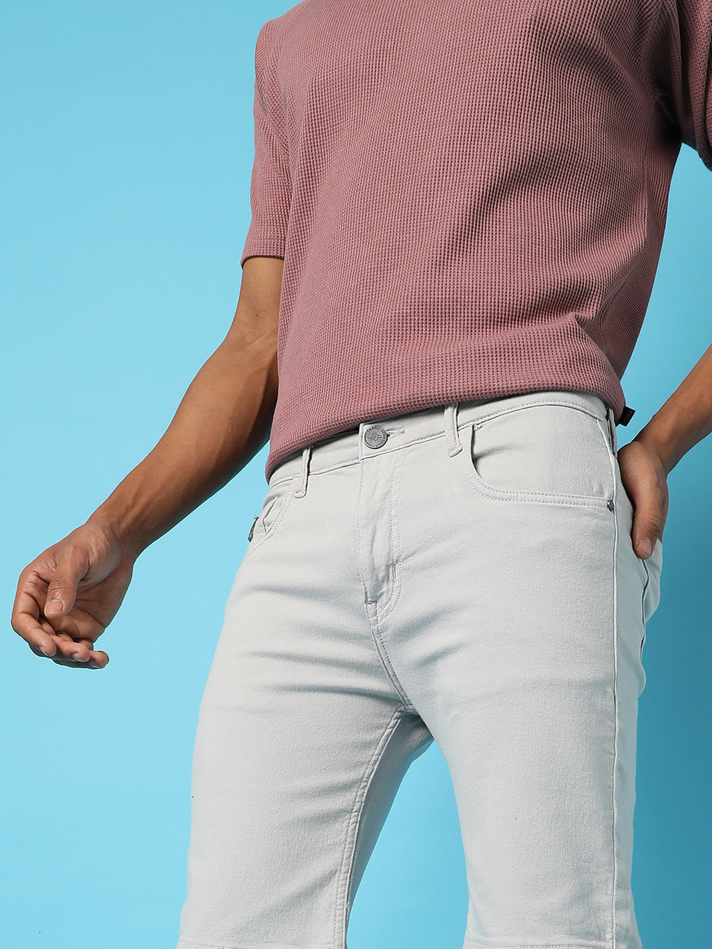 Chino Denim Shorts