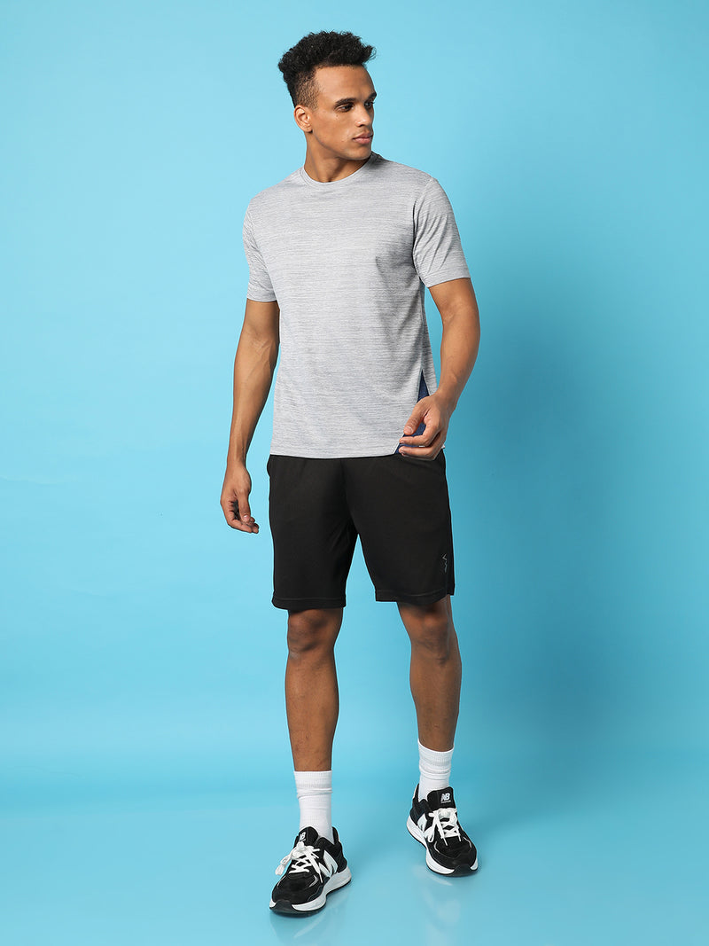Solid Round Neck T-Shirt