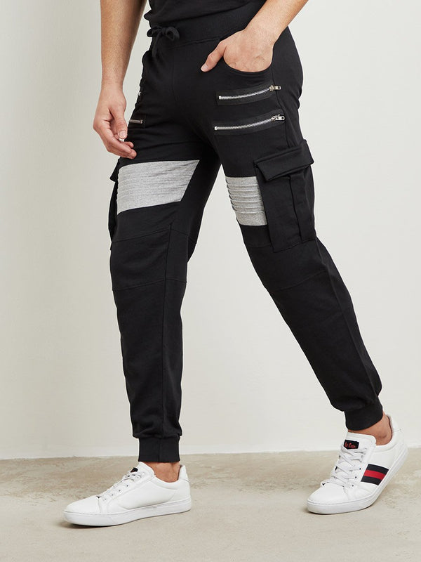 Black & Grey Trackpant