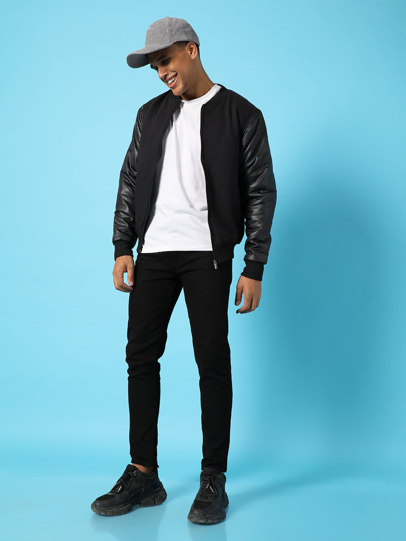 Solid Zipper Jacket